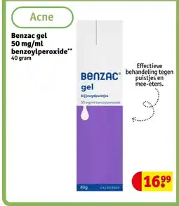 Kruidvat Benzac gel 50 mg/ml benzoylperoxide" aanbieding