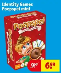 Kruidvat Identity Games Poepspel mini aanbieding