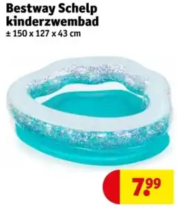 Kruidvat Bestway Schelp kinderzwembad aanbieding