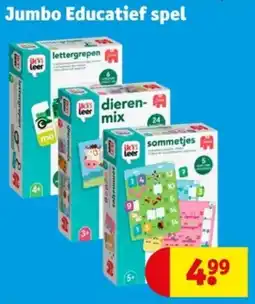 Kruidvat Jumbo Educatief spel aanbieding
