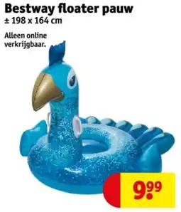 Kruidvat Bestway floater pauw aanbieding