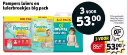 Kruidvat Pampers luiers en luierbroekjes big pack aanbieding