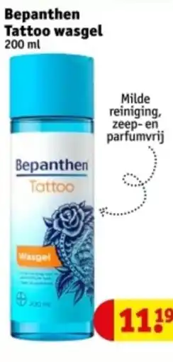 Kruidvat Bepanthen Tattoo wasgel aanbieding