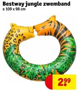 Kruidvat Bestway jungle zwemband aanbieding