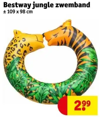 Kruidvat Bestway jungle zwemband aanbieding