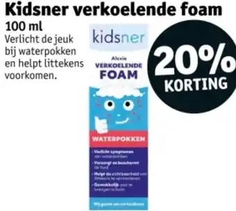 Kruidvat Kidsner verkoelende foam aanbieding