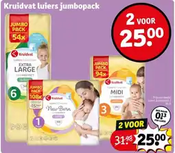 Kruidvat Kruidvat luiers jumbopack aanbieding