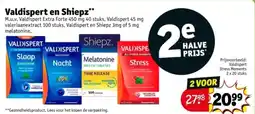 Kruidvat Valdispert en Shiepz aanbieding