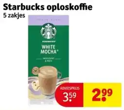 Kruidvat Starbucks Oploskoffie aanbieding