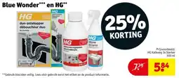 Kruidvat Blue Wonder en HG aanbieding