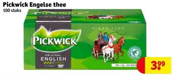 Kruidvat Pickwick Engelse thee aanbieding