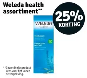 Kruidvat Weleda health assortiment aanbieding
