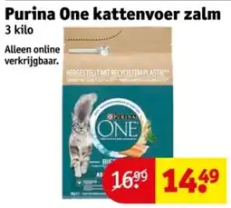 Kruidvat Purina One kattenvoer zalm aanbieding