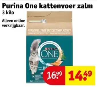 Kruidvat Purina One kattenvoer zalm aanbieding