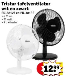 Kruidvat Tristar tafelventilator aanbieding