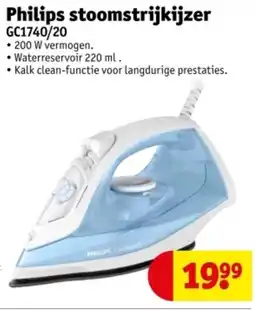 Kruidvat Philips Stoomstrijkijzer GC1740/20 aanbieding