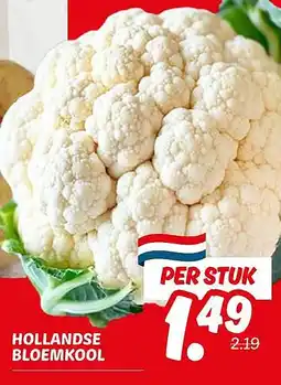 Dekamarkt Hollandse bloemkool aanbieding