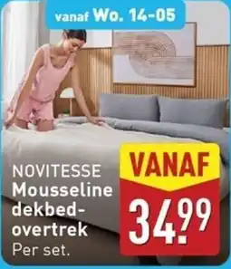 ALDI Novitesse Mousseline dekbed overtrek aanbieding