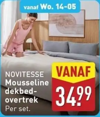 ALDI Novitesse Mousseline dekbed overtrek aanbieding