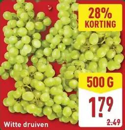 ALDI Witte druiven aanbieding