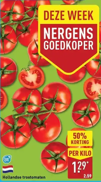 ALDI Hollandse Trostomaten aanbieding
