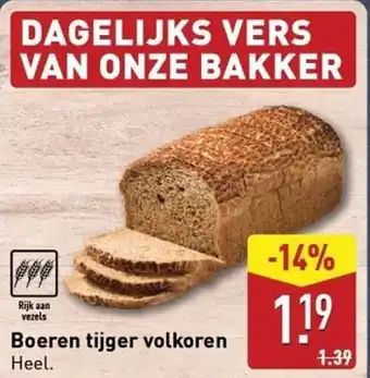 ALDI Boeren tijger volkoren aanbieding