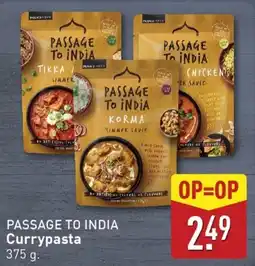 ALDI Passage to India Currypasta aanbieding