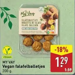 ALDI My Vay Vegan falafelballetjes aanbieding