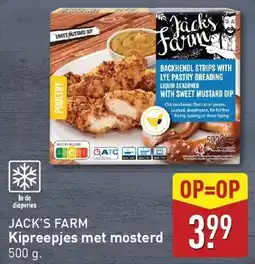 ALDI Jack's Farm Kipreepjes met Mosterd aanbieding