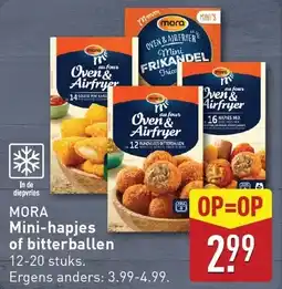 ALDI Mora Mini Hapjes of Bitterballen aanbieding