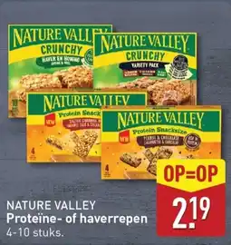 ALDI Nature Valley Proteïne of Haverrepen aanbieding