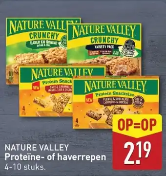 ALDI Nature Valley Proteïne of Haverrepen aanbieding
