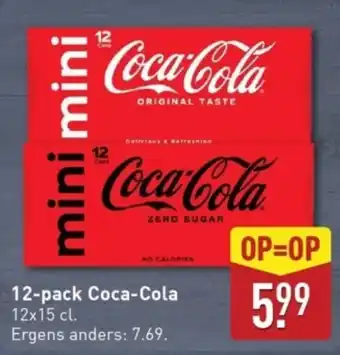 ALDI 12 pack Coca-Cola aanbieding