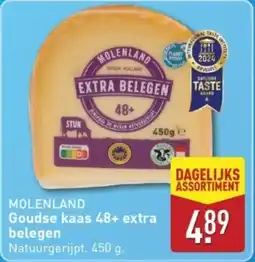 ALDI Molenland Goudse kaas 48+ extra belegen aanbieding