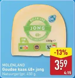 ALDI Molenland Goudse kaas 48+ Jong aanbieding