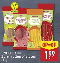 ALDI Sweet Land Zure Matten of Staven aanbieding