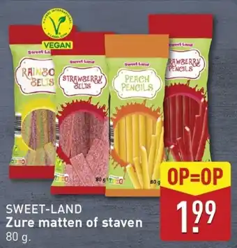 ALDI Sweet Land Zure Matten of Staven aanbieding