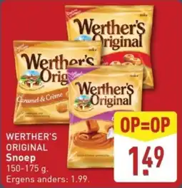 ALDI Werther's Original Snoep aanbieding