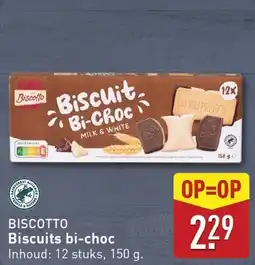 ALDI Biscotto Biscuits Bi-Choc aanbieding