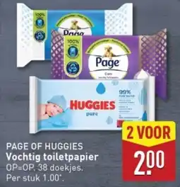 ALDI Page of Huggies Vochtig Toiletpapier aanbieding