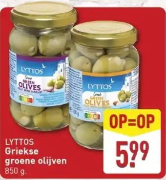 ALDI Lyttos Griekse Groene Olijven aanbieding