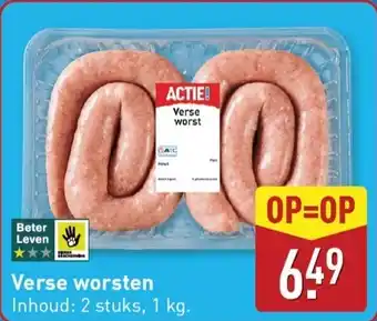 ALDI Verse Worsten aanbieding