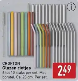 ALDI Crofton Glazen Rietjes aanbieding