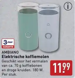 ALDI Ambiano Elektrische Koffiemolen aanbieding