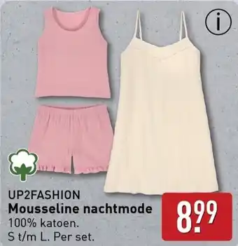 ALDI Up2Fashion Mousseline Nachtmode aanbieding
