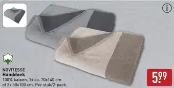 ALDI Novitesse Handdoek aanbieding