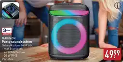 ALDI Maginon Party Soundsystem aanbieding