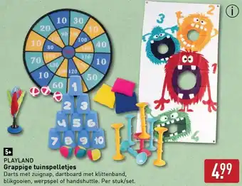 ALDI Playland Grappige tuinspelletjes aanbieding