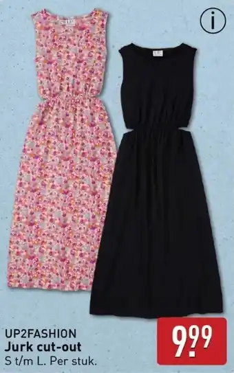 ALDI Up2fashion jurk cut-out aanbieding