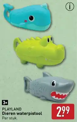 ALDI Playland Dieren waterpistool aanbieding